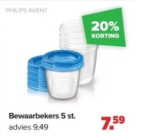 Baby-Dump Bewaarbekers 5 st aanbieding