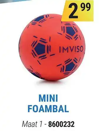 Decathlon Mini Foambal aanbieding