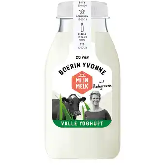 Albert Heijn Mijn melk volle yoghurt boerin yvonne aanbieding