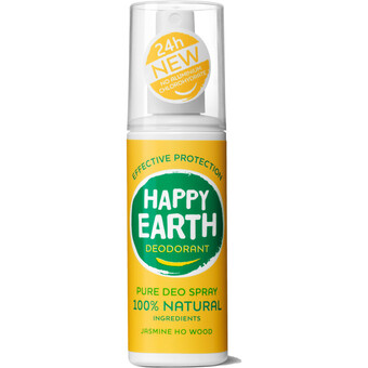 Albert Heijn Happy earth deodorant spray jasmine ho wood aanbieding