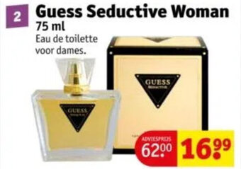 Kruidvat Guess Seductive Woman 75 ml aanbieding