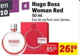 Kruidvat Hugo Boss Woman Red 50 ml aanbieding