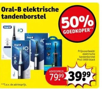 Kruidvat Oral-B elektrische tandenborstel aanbieding