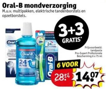 Kruidvat Oral-B mondverzorging aanbieding
