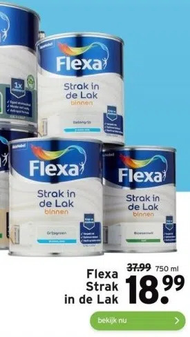 GAMMA Flexa strak in de lak aanbieding