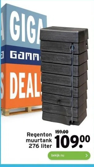 GAMMA Regenton muurtank aanbieding