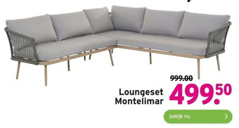 GAMMA Loungeset montelimar aanbieding