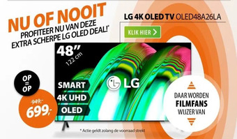 Expert Lg 4k oled tv oled48a26la aanbieding