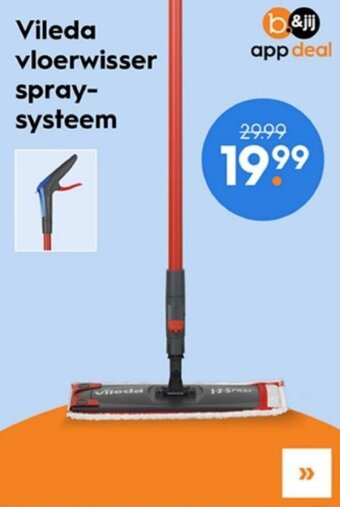 Blokker Vileda vloerwisser spray-systeem aanbieding