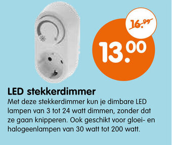 Plentyparts LED stekkerdimmer aanbieding