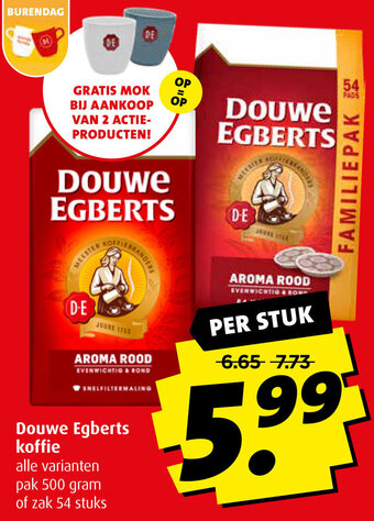 Boni Douwe Egberts koffie aanbieding