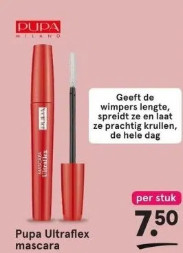 Pupa ultraflex mascara aanbieding bij Etos