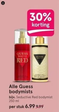 Etos Alle guess bodymists aanbieding