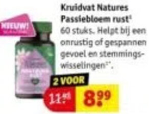 Kruidvat Kruidvat Natures Passiebloem rust aanbieding