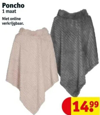 Kruidvat Poncho aanbieding