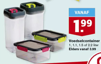 Hoogvliet Voedselcontainer aanbieding