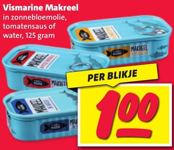 Nettorama Vismarine Makreel  125g aanbieding