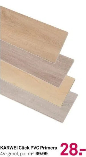 Karwei Karwei click pvc primera aanbieding