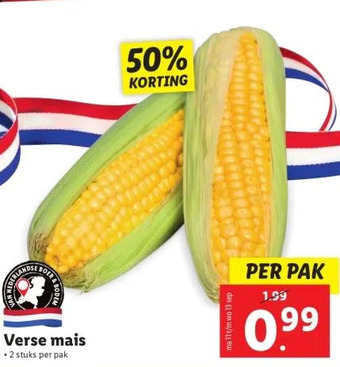 Lidl Verse mais • 2 stuks per pak aanbieding