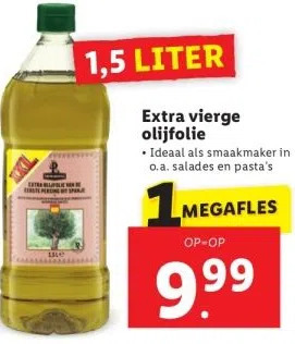 Lidl Olijfolie aanbieding