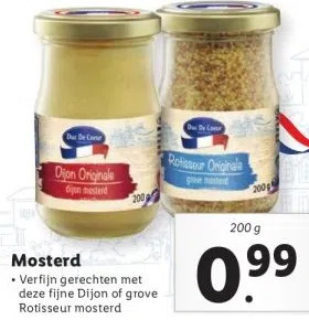 Lidl Mosterd aanbieding