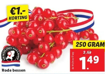 Lidl Rode bessen aanbieding