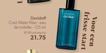 Wehkamp Davidoff cool water man - eau de toilette - 125 ml aanbieding