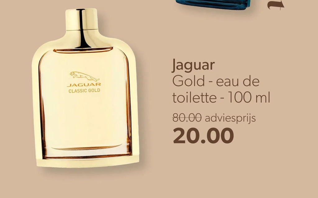 Wehkamp Jaguar gold - eau de toilette - 100 ml aanbieding