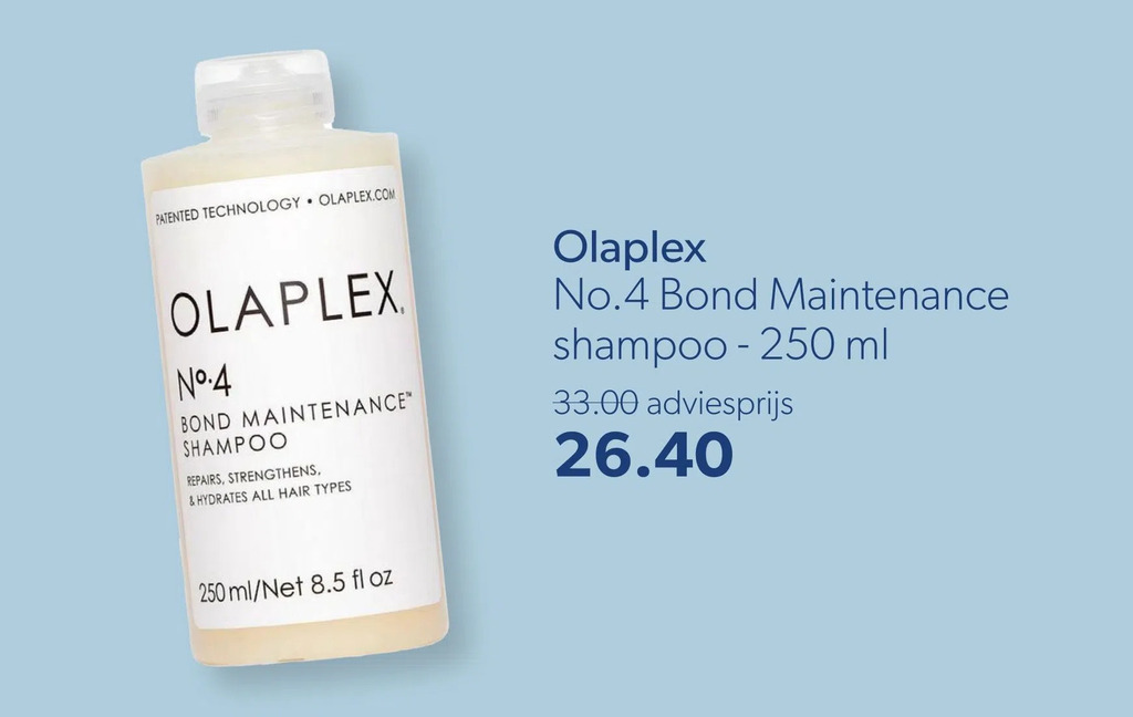 Wehkamp Olaplex no.4 bond maintenance. shampoo-250 ml aanbieding