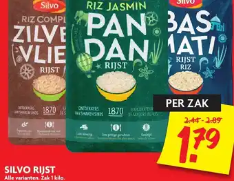 Dekamarkt Silvo Rijst 1kg aanbieding