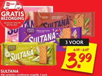 Dekamarkt Sultana 3*5-pack aanbieding