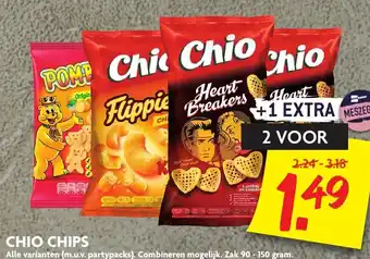 Dekamarkt Chio Chips 2*90-150g aanbieding