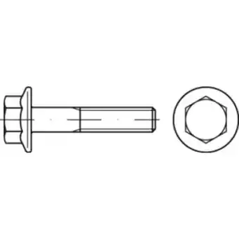 Conrad Toolcraft to-5391486 zeskantbouten m10 40 mm buitenzeskant staal galvanisch verzinkt 200 stuk(s) aanbieding