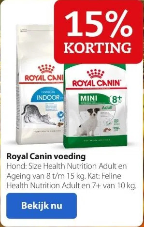 Boerenbond Royal canin voeding aanbieding