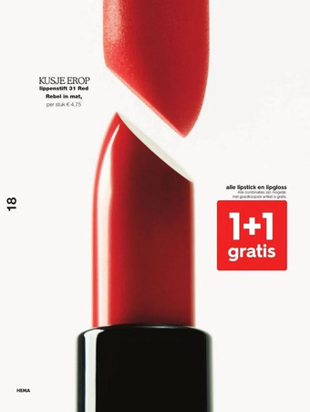 HEMA Lippenstift aanbieding