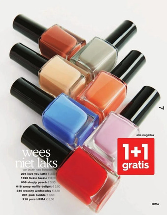 HEMA Nagellak aanbieding