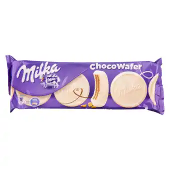 Dekamarkt Milka chocowafel wit aanbieding