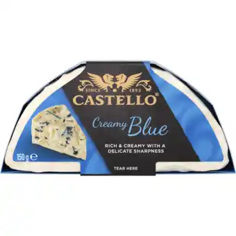 Dekamarkt Castello creamy bleu 70+ aanbieding