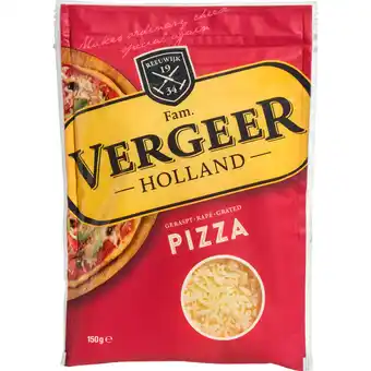 Dekamarkt Vergeer geraspte pizza kaas aanbieding