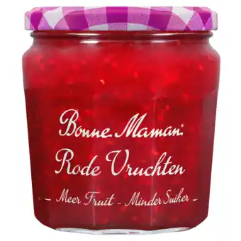 Dekamarkt Bonne maman rode vruchten meer fruit minder suiker aanbieding
