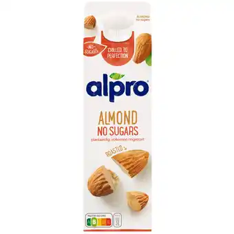 Dekamarkt Alpro plantaardige verse amandeldrink zonder suiker aanbieding