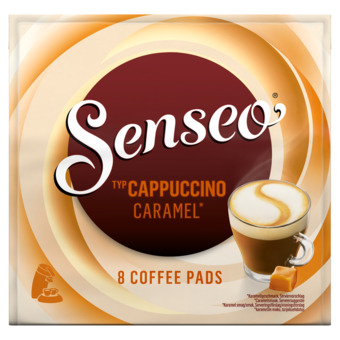 Dekamarkt Senseo koffiepads cappuccino caramel aanbieding