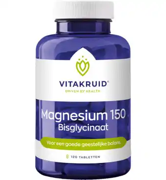 Drogisterij.net Vitakruid magnesium 150 bisglycinaat (120tb) aanbieding