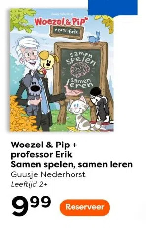 The Read Shop Woezel & pip + professor erik aanbieding