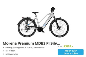 Stella fietsen Morena premium mdb3 fi silver matt aanbieding