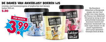 Boon`s Markt De dames van akkerlust boeren ijs aanbieding