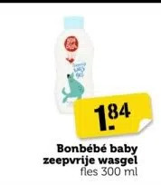 Coop Bonbébé baby zeepvrije wasgel aanbieding