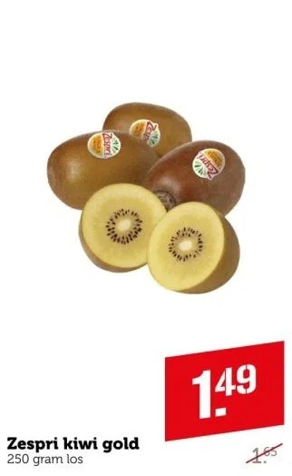 Coop Zespri kiwi gold aanbieding