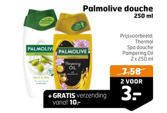 Trekpleister Palmolive douche 250 ml aanbieding