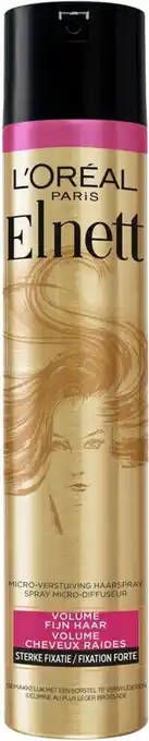 Bol.com 6x l'oréal elnett satin volume extra sterk haarspray 400 ml aanbieding